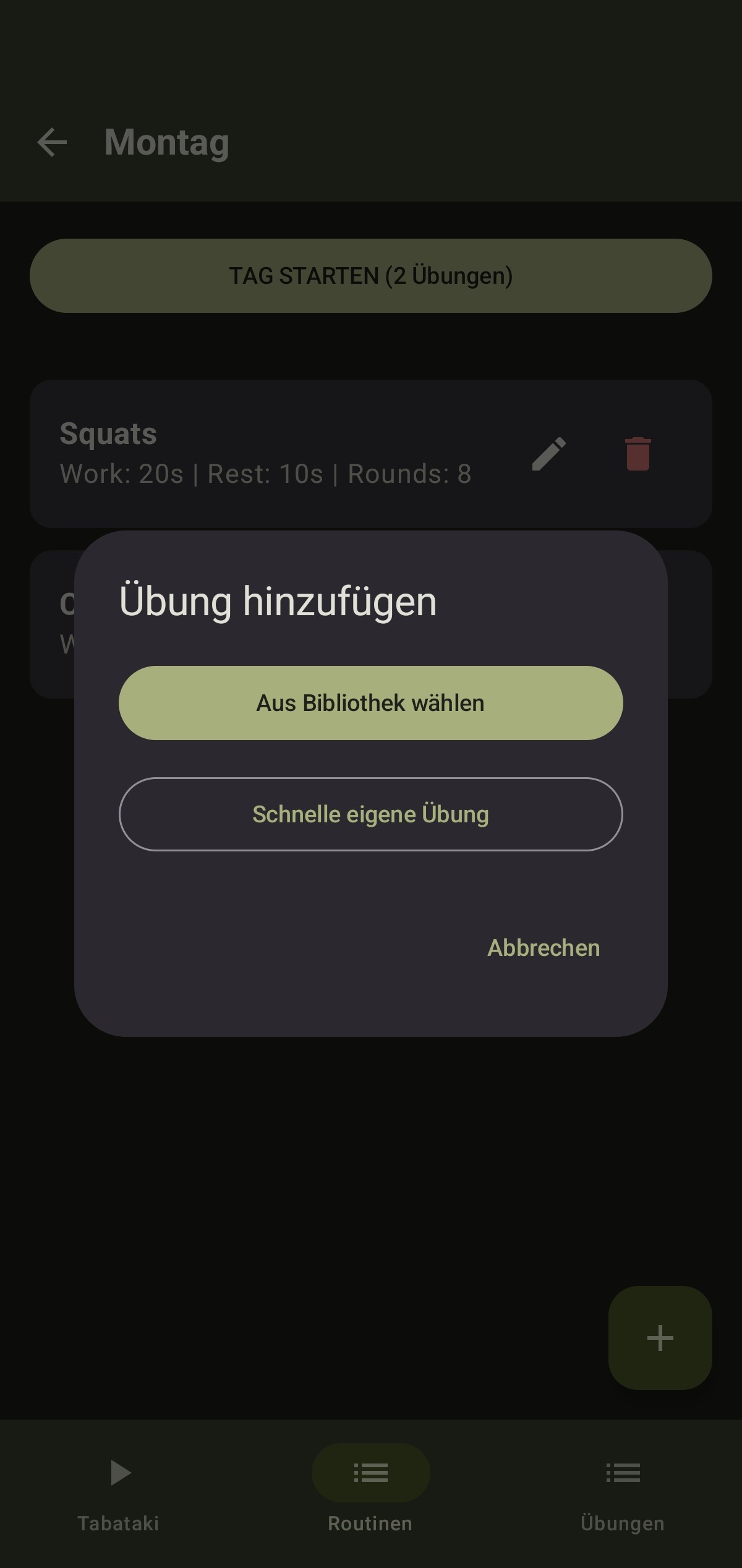 Tabataki Trainingsbibliothek